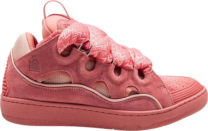 Image du produit Lanvin curb suede sneakers pink color (37)