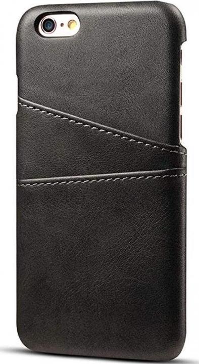 Produktbild Screenguard Apple iPhone 5/5S/SE CardCaddy Leder Backcase mit Kartenfächern (Apple iPhone 5)