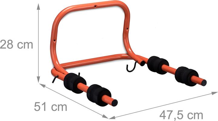 Actual product image Relaxdays Bike wall mount