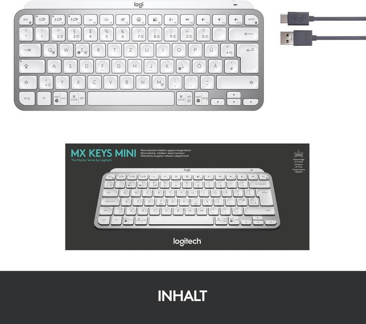 Image du produit Logitech MX Keys Mini (ING. Int., Sans fil)