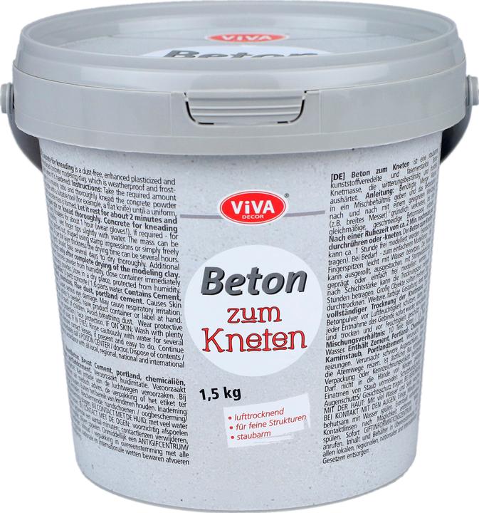 Immagine prodotto Viva Decor Calcestruzzo da impastare, secchio da 1,5 kg
