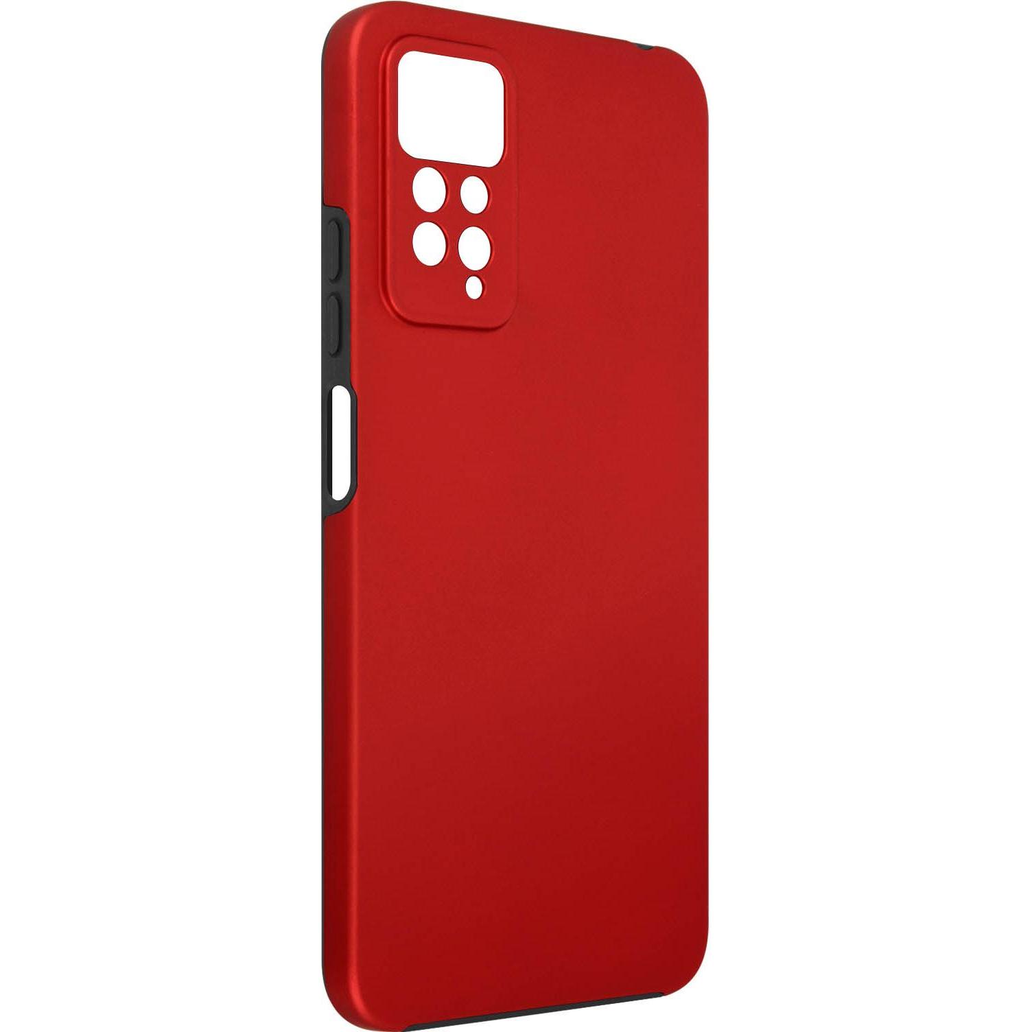 Thumbnail - Avizar Vorder- Rückseite Schutzhülle, Full Cover Series (Xiaomi Redmi Note 11 Pro 5G), Smartphone Hülle, Rot