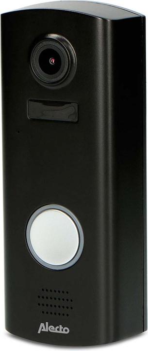 Actual product image Alecto WLAN doorbell with camera, black (Wi-Fi)