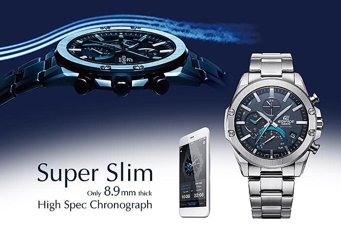 Produktbild Edifice EQB-1000D-1AER (Analoguhr, Chronograph, Hybrid Uhr, 49.90 mm)