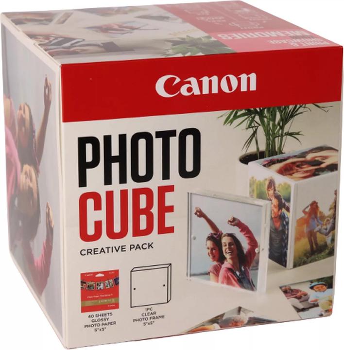 Actual product image Canon Photo Cube Creative Paper 5x5 pink (500 g/m², 130 x 130 mm, 40 x)