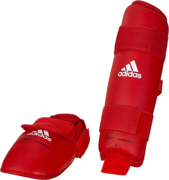 Actual product image adidas Shin & Instep Guards WKF approved red, 661.35 (40, 41)