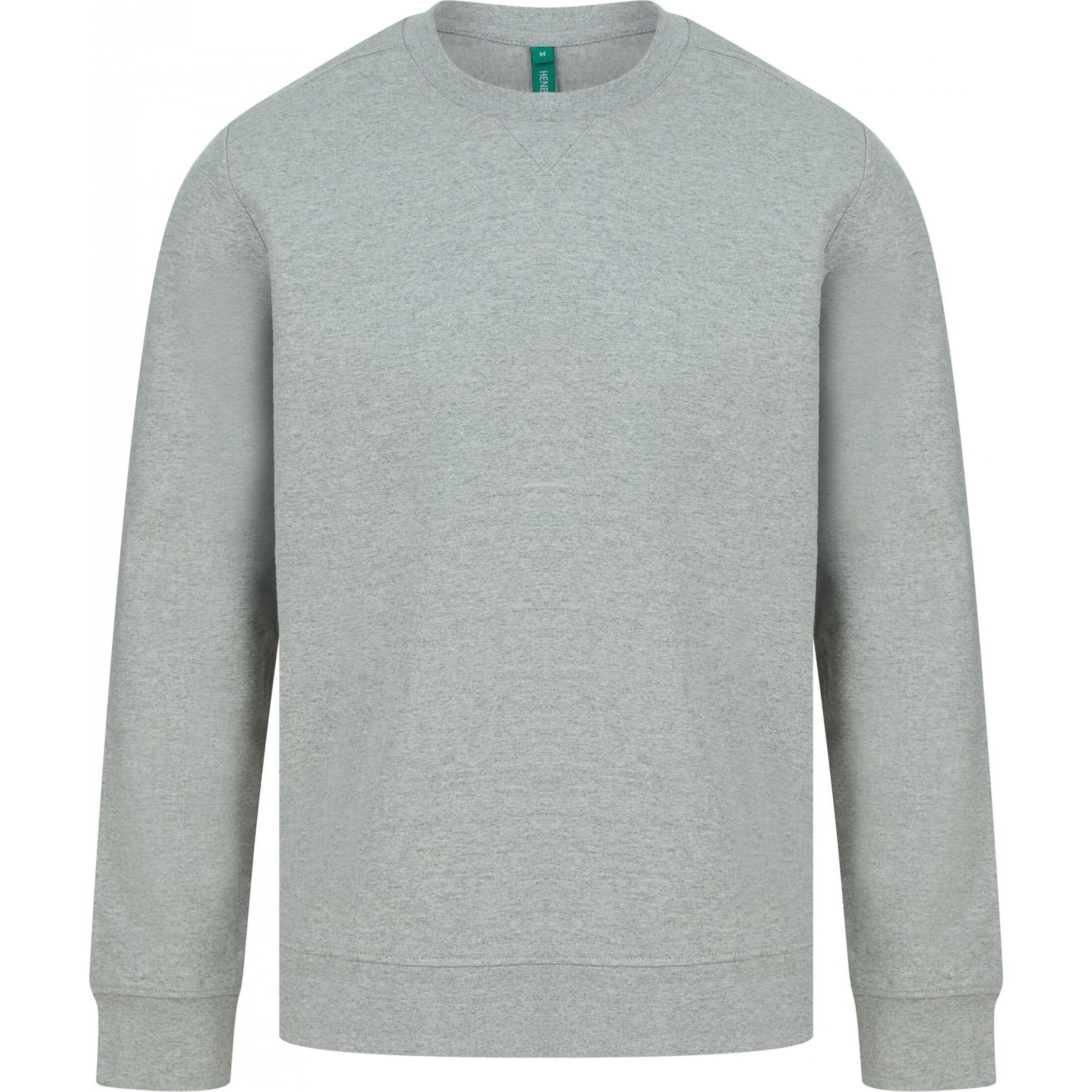 Henbury, Pullover, Sweatshirt nachhaltig, Grau, (M)