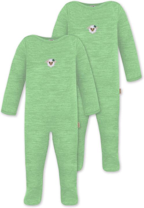 Immagine prodotto Normani Pagliaccetto da 2 pezzi per bambino in merino "Levin" - 9411 (56)
