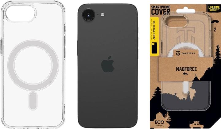 Produktbild Tactical Back panel cover - MagForce Cover for Apple iPhone 16e Transparent (Apple iPhone 16e)