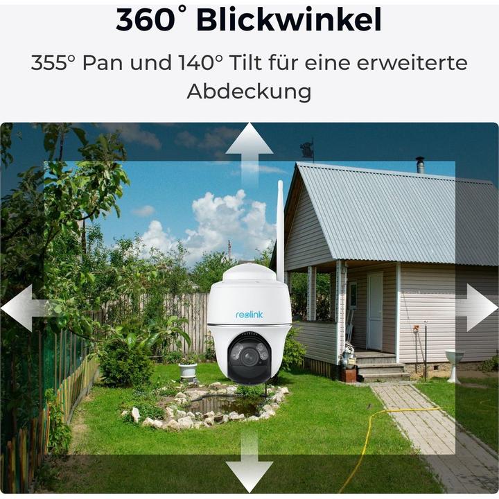 Produktbild Reolink Argus Serie B430 mit Solarmodul (2880 x 1620 Pixels)