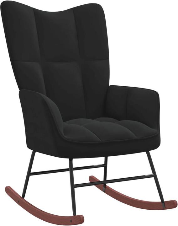 Actual product image vidaXL Schaukelstuhl mit Hocker