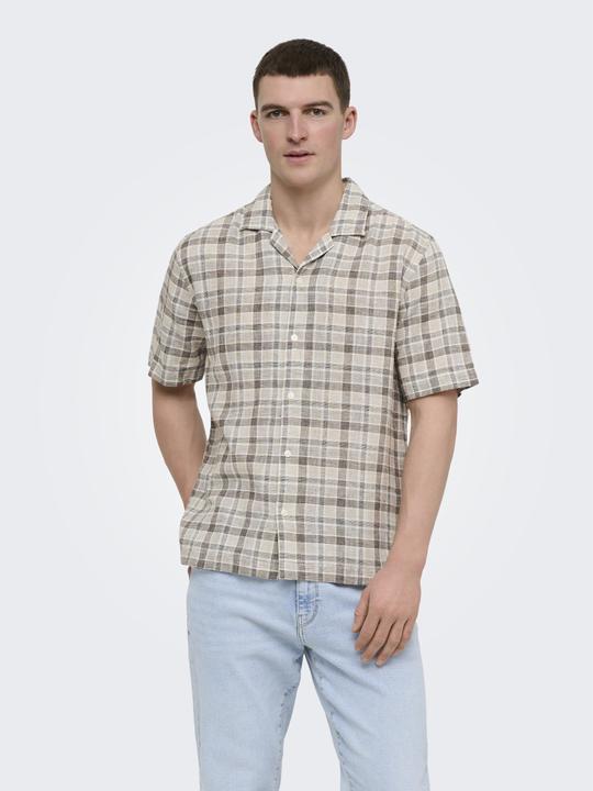 Immagine prodotto Only & Sons ONSCAIDEN Leinen Hawaii-Hemd Hawaii-Hemd (M)