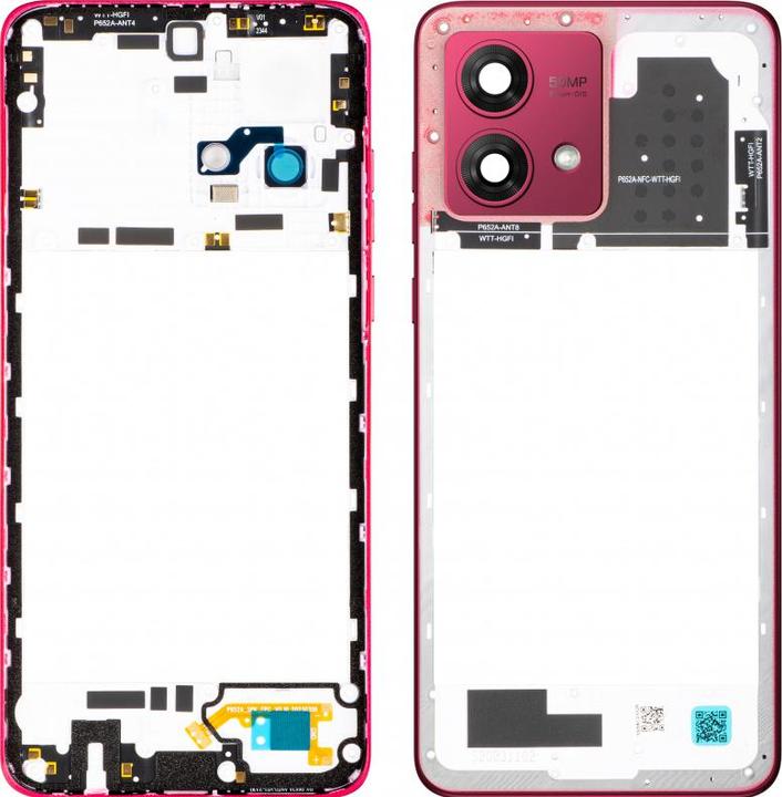 Motorola Centre frame for Moto G84, Viva Magenta
