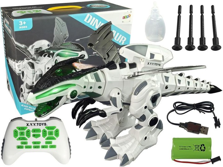 Immagine prodotto Lean Toys Robot Dinosauro Interattivo Lean Cars, Vaporetto Musicale Telecomandato