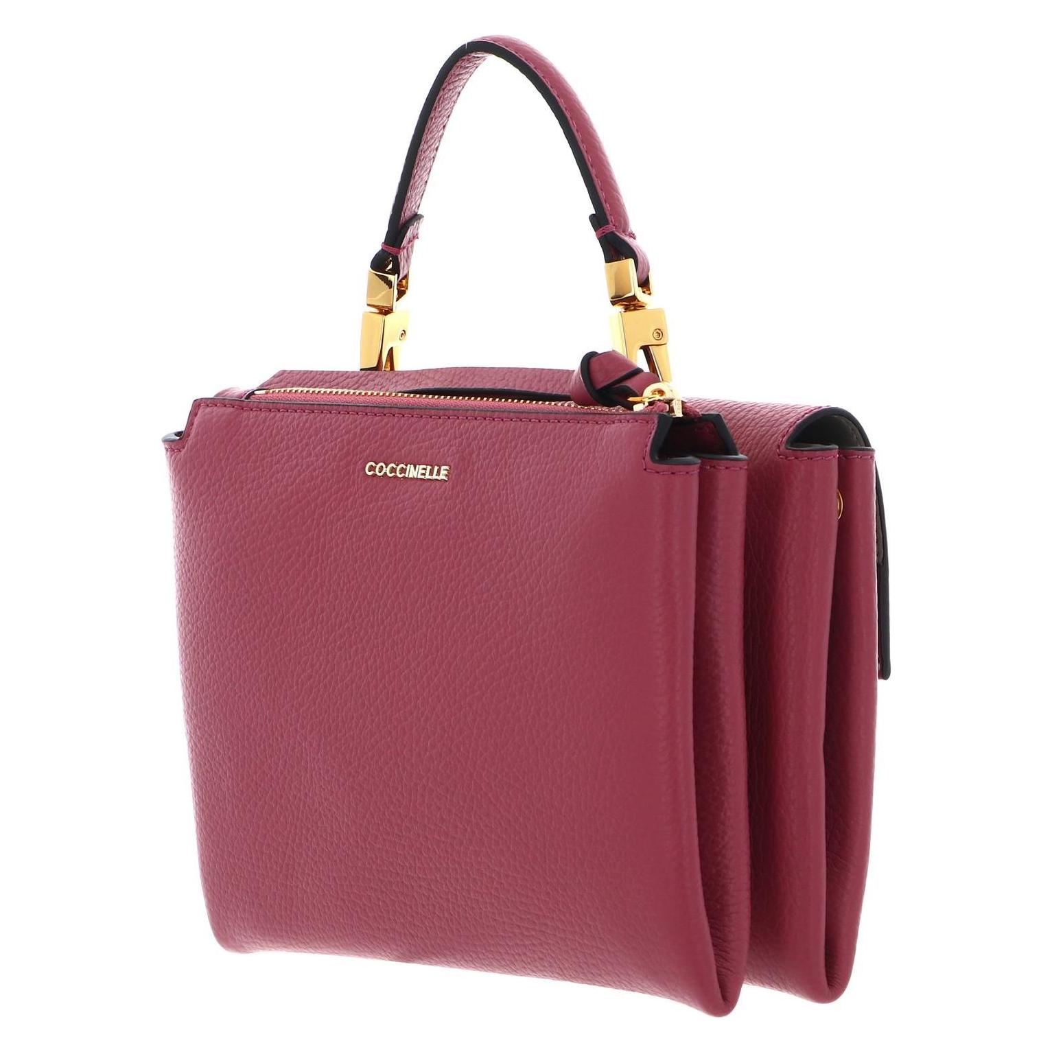 Coccinelle, Damen, Handtasche, Arlettis Signature Handbag Grained Leather, Pink