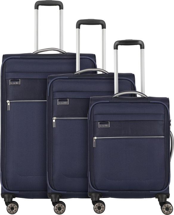 Immagine prodotto Travelite Miigo set di valigie a 4 ruote 3 pezzi con piega elastica (186 l)