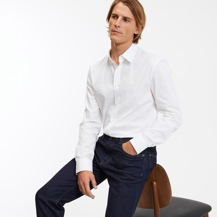 Immagine prodotto La Redoute Collections Camicia slim fit con colletto alla francese (XL)