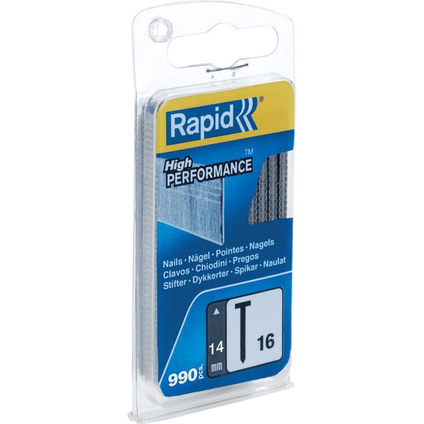 Rapid, Tackerklammern + Tackernägel, Typ 16 Nägel 14 mm