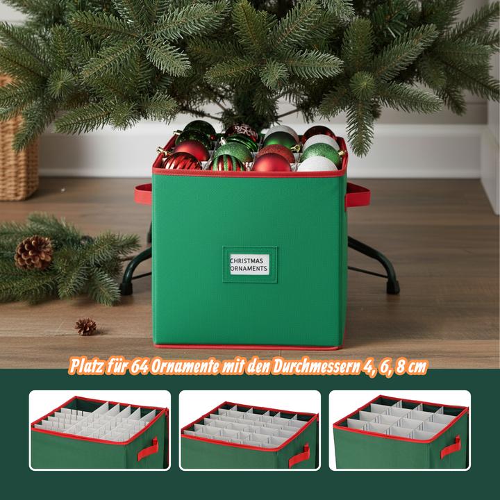 Actual product image Relaxdays Christmas bauble storage box (33 cm, 1x)