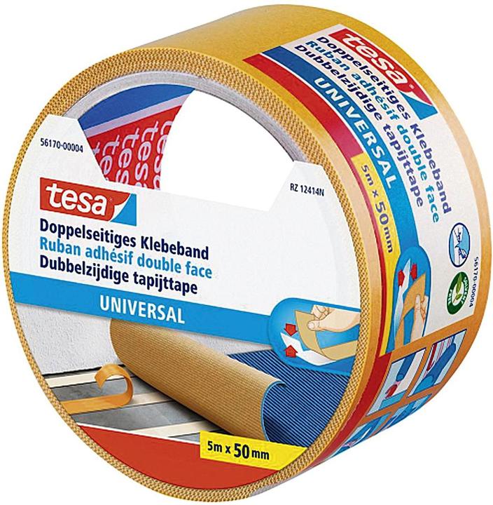 Actual product image tesa UNIVERSAL double-sided adhesive tape (50 mm)