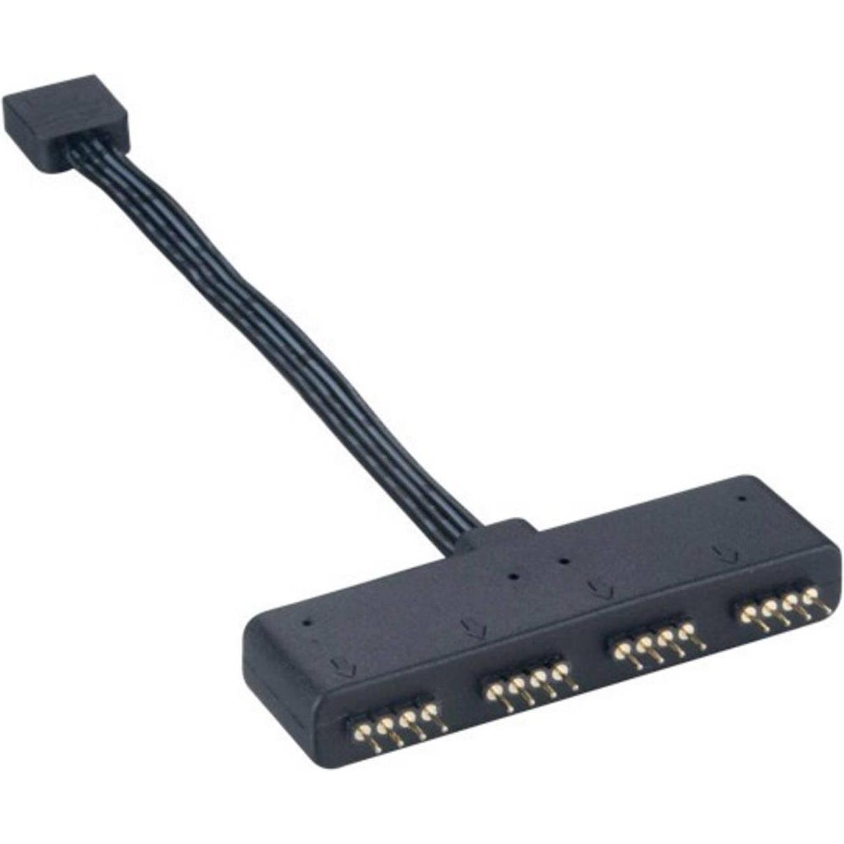 Akasa RGB LED Splitter Kabel (Schwarz), Modding Beleuchtung