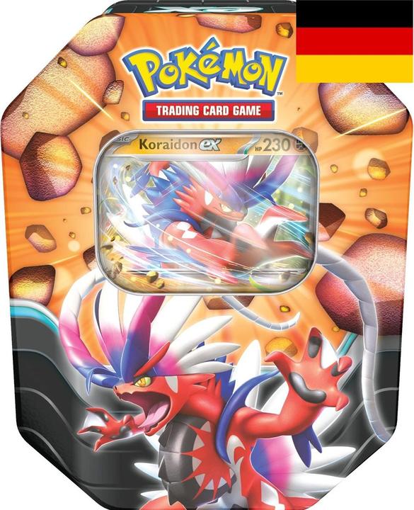 Actual product image Pokémon Koraidon-ex (German, Tin)