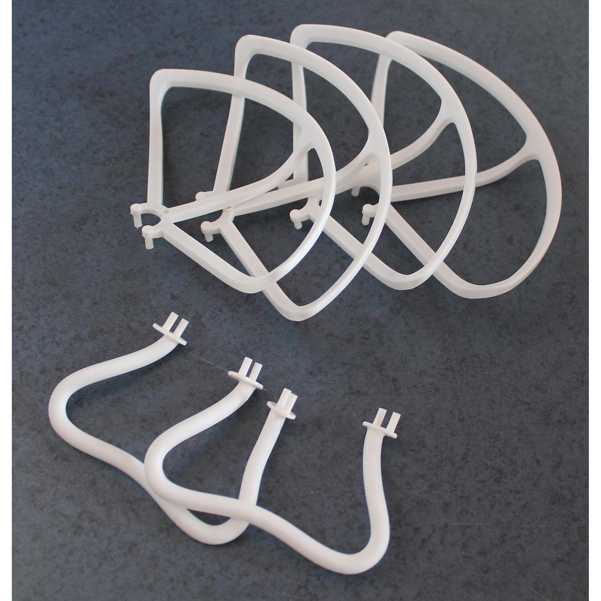DF-Models Rotorschutz (4) + Landekufen (2) zu 9115 (weiss)