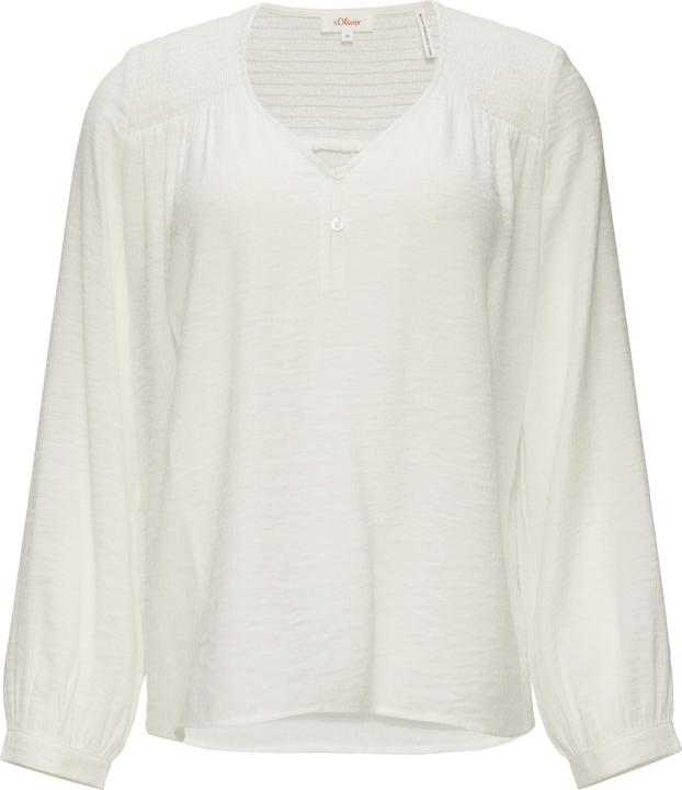 Produktbild S.Oliver Bluse Strukturierte Bluse aus Viskosemix mit Smok Details (48)