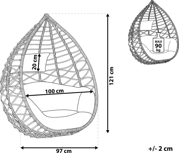 Image du produit Beliani Arsita (90 kg)
