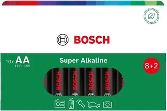 Image du produit Philips BOSCH BATTERIE 10 STÜCK AA SUPER ALKALINE LR6SA10B/00 (10 pcs, AA / LR6 / LR06 / Mignon / R6 / R14505)