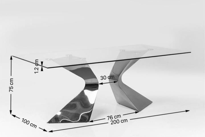 Immagine prodotto Kare Design Gloria Chrome (200 x 100 x 75 cm)