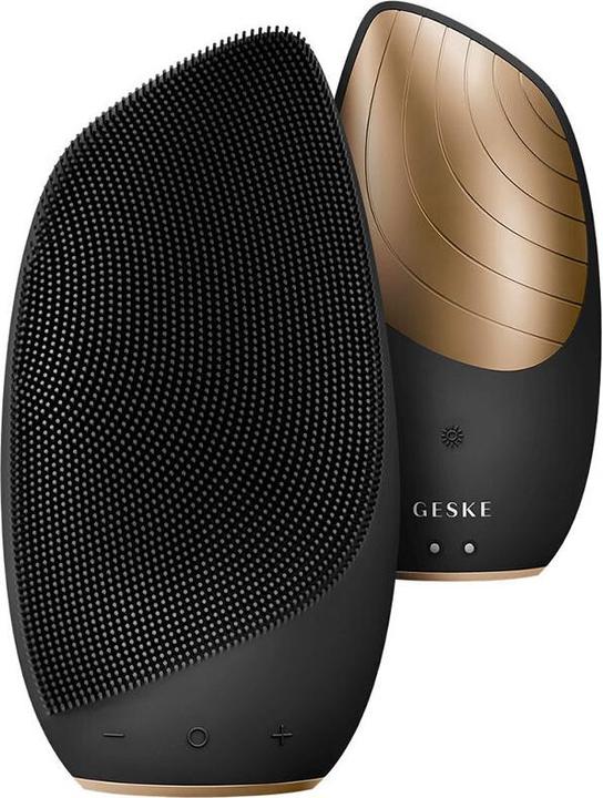 Actual product image Konjac Sponge Soniczna szczoteczka termiczna do twarzy 6w1 Geske z Aplikacją (szary)