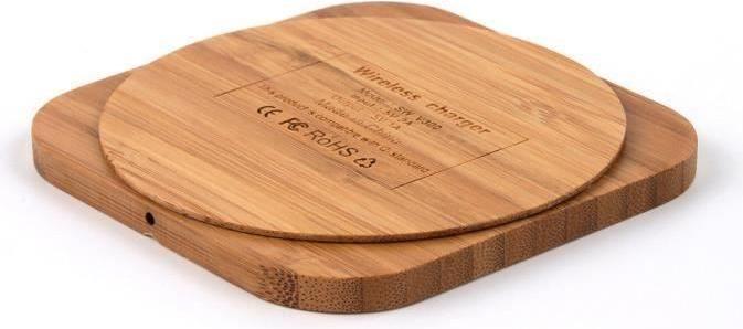 Produktbild PhoneLook Kabellos Ladestation Qi Wireless Echtholz Ladegerät für Smartphone