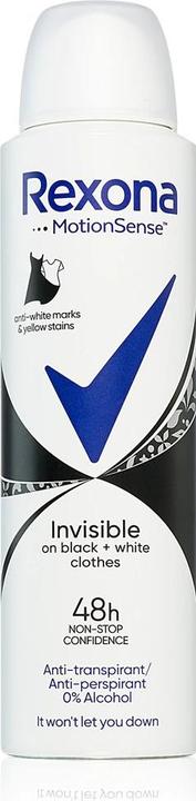 Produktbild Rexona Invisible on Black + White Clothes (Spray, 150 ml)