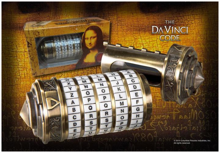 Actual product image Noble Collection DaVinci Code Cryptex mini