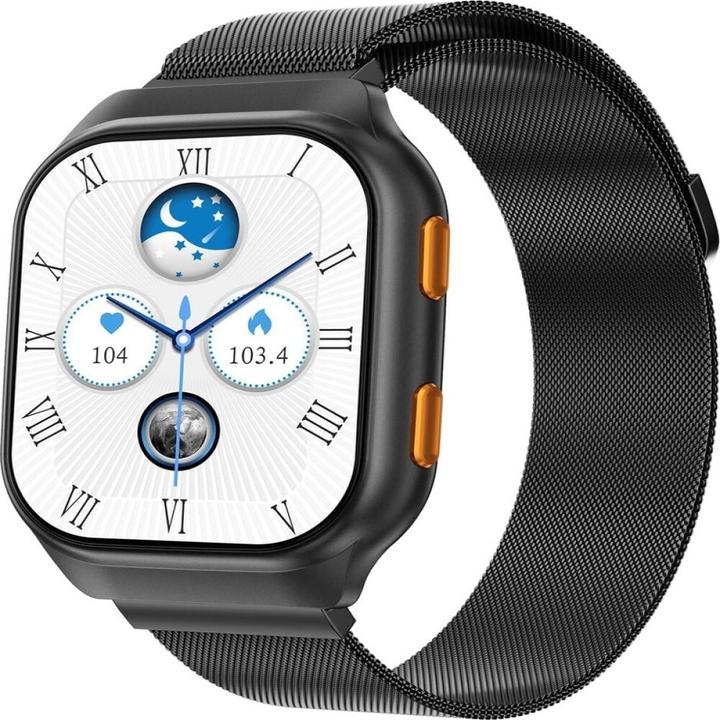 Ishiva UFUZON Smartwatch Herren/Damen - Schwarz