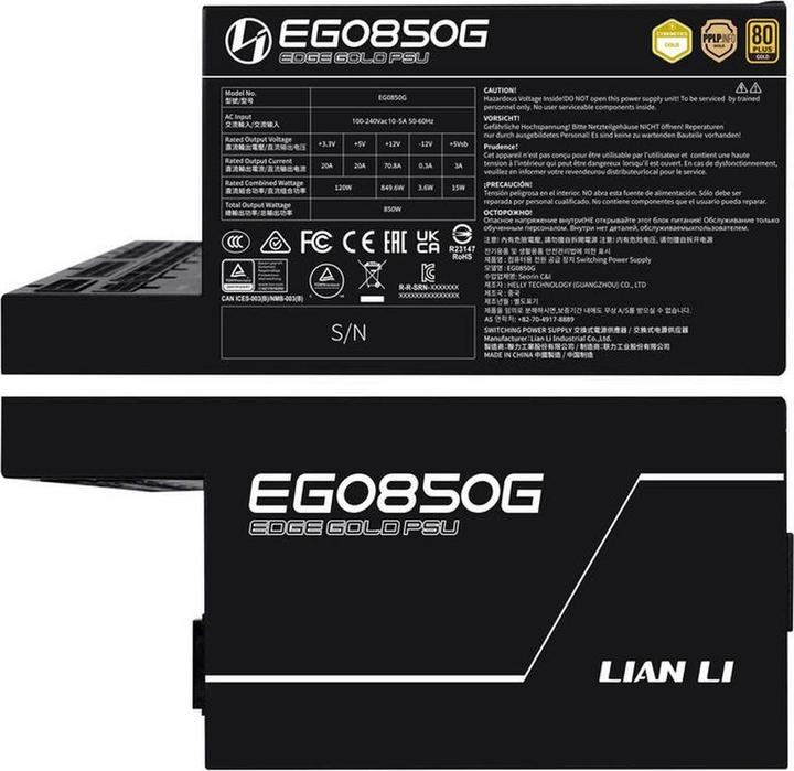 Immagine prodotto Lian-Li Edge Gold (850 W)
