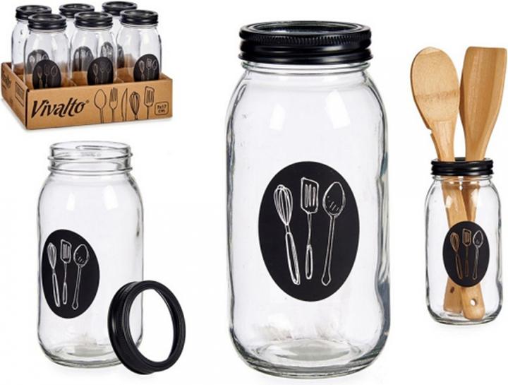 Actual product image Casativo Glass cutlery container