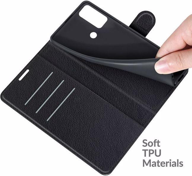 Actual product image MU Classic Litchi Leather Bookcover Series (Wiko Power U30)