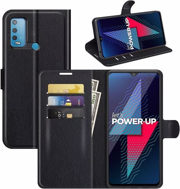 Produktbild MU Classic Litchi Leder Bookcover Series (Wiko Power U30)