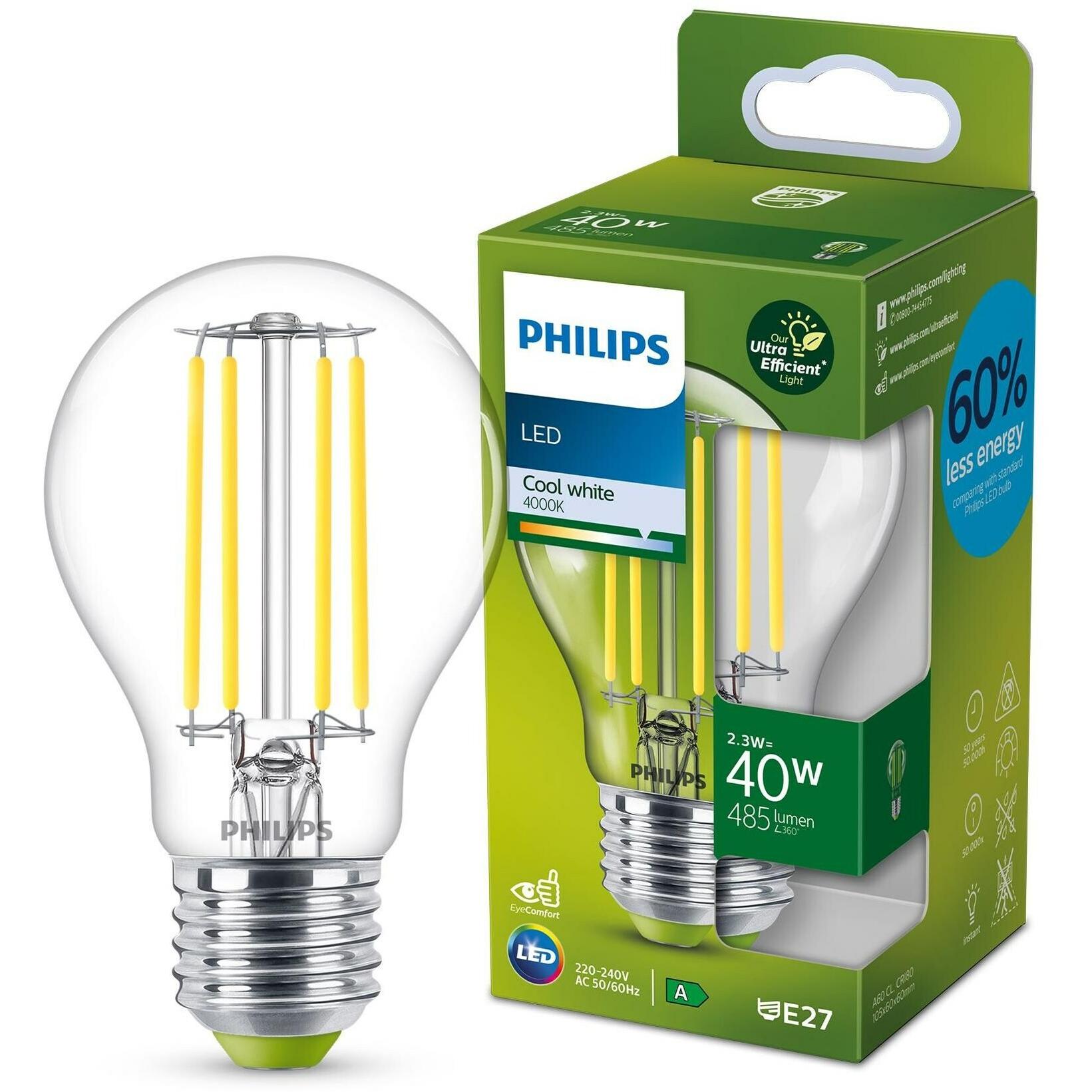 Thumbnail - Philips, Leuchtmittel, LED Classic (E27, 2.30 W, 485 lm, 1 x, B)