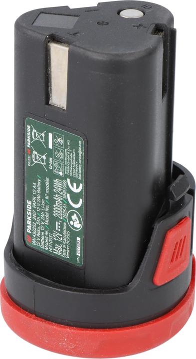 Actual product image Parkside Akku PAPK 12 A3 2Ah 12V Li-Ion für Geräte der X 12V Familie (12 V)
