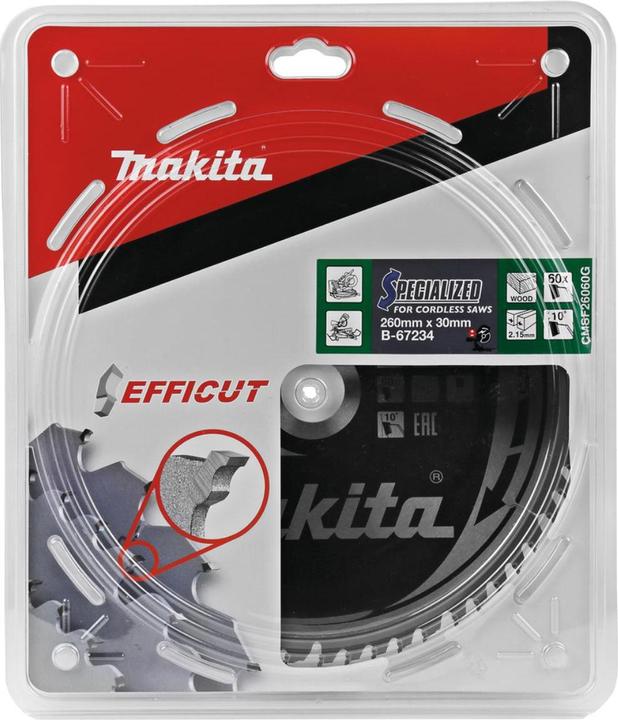 Produktbild Makita EFFICUT Sägeb.260x30x60Z