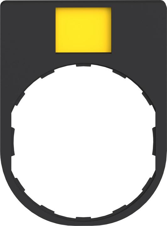 Produktbild Schneider Electric Bezeichnungsschild weiß/Gelb