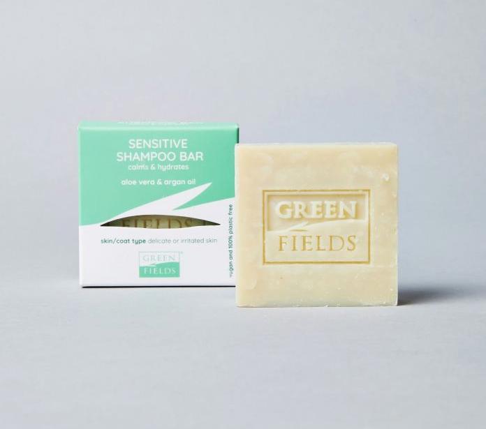 Actual product image Greenfields Sensitive Shampoo Bar/Soap, 70g (Dog)