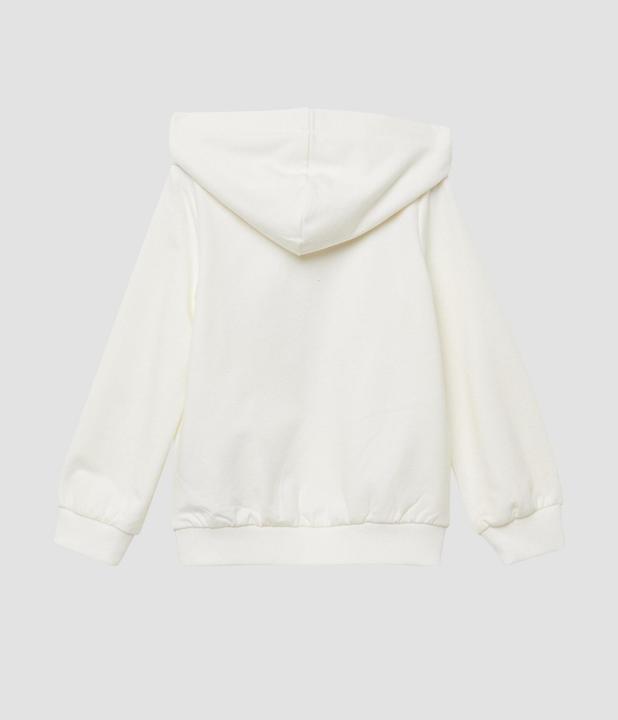 Produktbild s.Oliver Sweatshirt Hoodie mit Frontprint und Schmucksteinen (98)