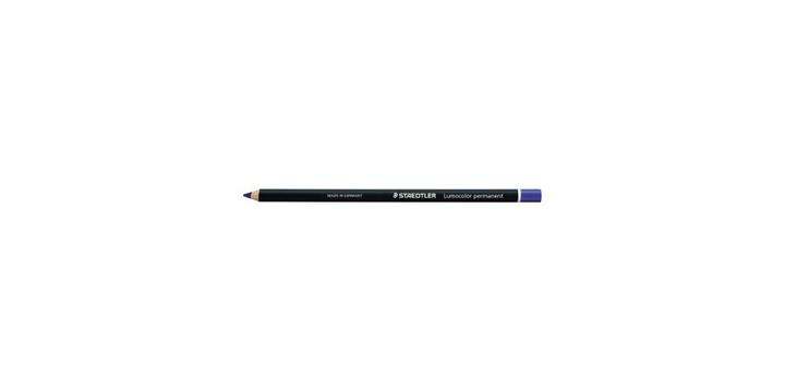 Produktbild Staedtler Lumocolor Permanent - Glasochrom - Marker (Blau, 4 mm, 1 x)