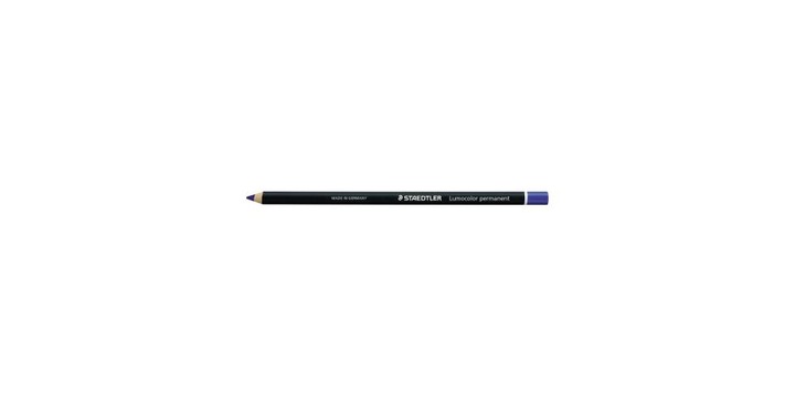 Actual product image Staedtler Lumocolor Permanent - Glasochrom - Marker (Blue, 4 mm, 1 x)
