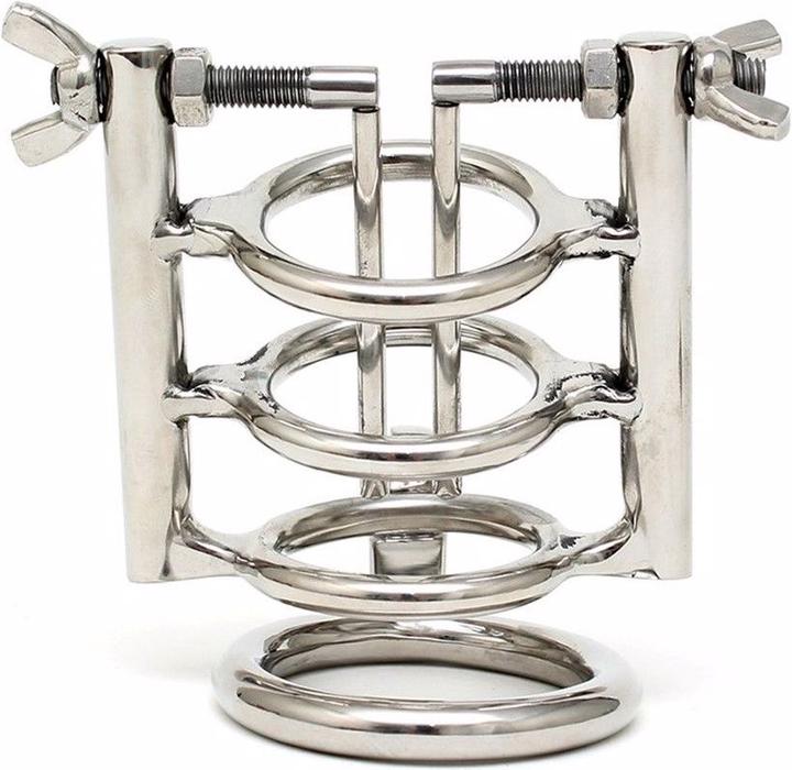 Actual product image Rimba Urethral extender with cock ring and padlock