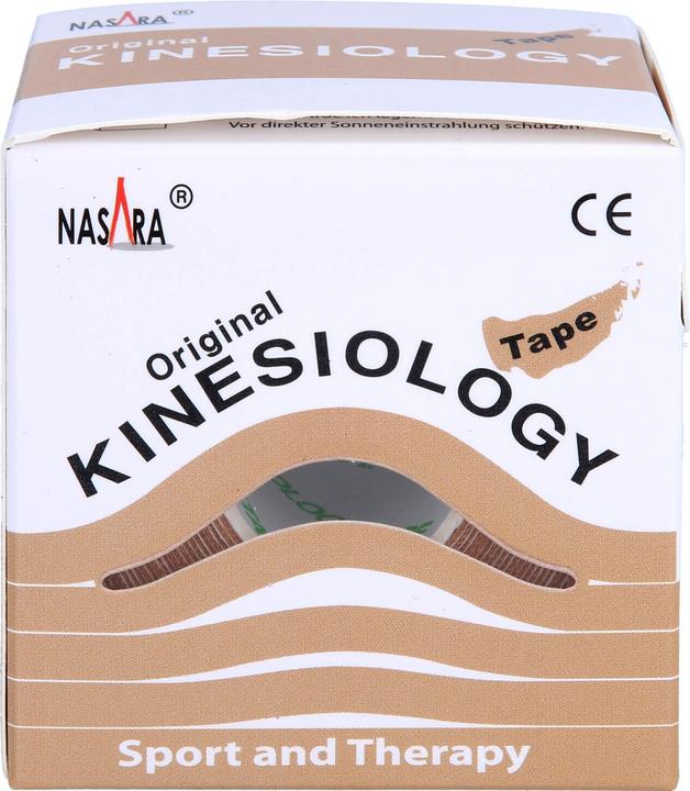 Immagine prodotto Mikros NASARA Nastro kinesiologico beige 5cmx5m, 1 pz PFL (5 m)